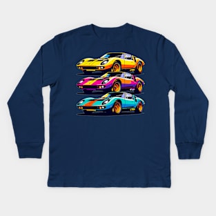 Lamborghini Miura Kids Long Sleeve T-Shirt